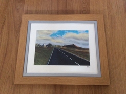 Road to Glencoe pastel by Mick Curant