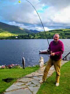 Trout fishing on Loch Earn at Briar Cottages