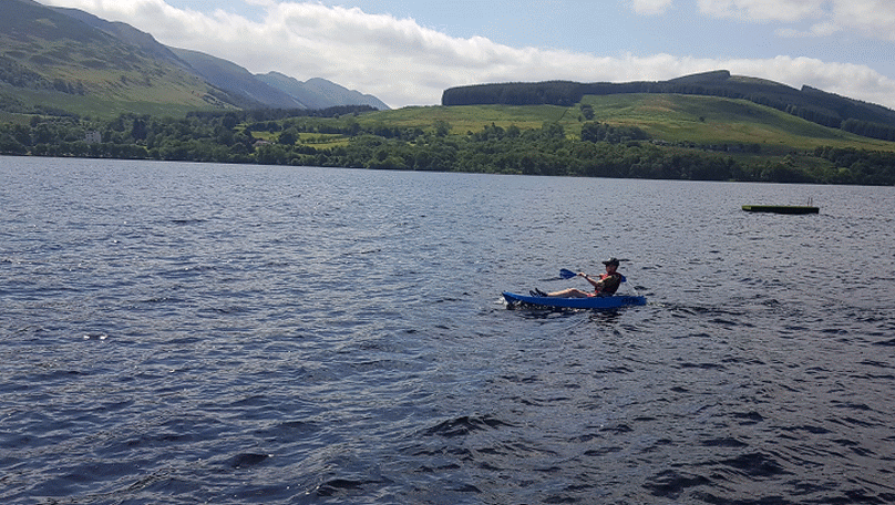 Kayak on Loch Earn