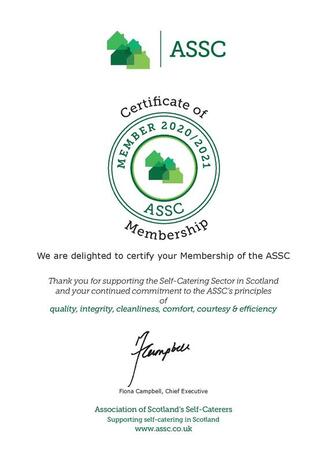 ASSC Member Certificate