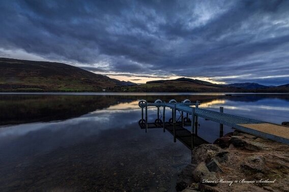 Jetty at Briar Cottages Loch Earn